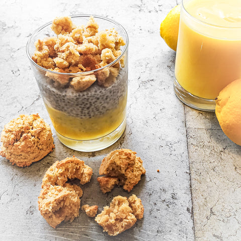 Lemon Cake Chia Pudding