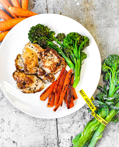 Roasted Italian Chicken with Organic Vegetables